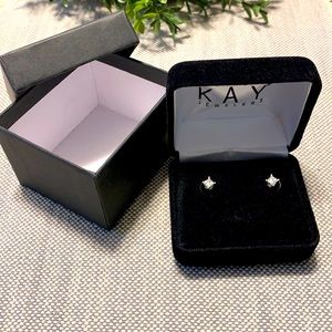 Kay Jewelers 1/2 Carat Diamond Princess-cut Solitaire Earrings